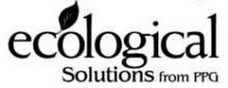 ECOLOGICAL SOLUTIONS FROM PPG logo
