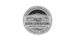 ECOLOGICAL SUSTAINABILITY SEVEN GENERATIONS WATER & POWER PBC COMMUNITY SERVICE logo