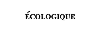 ECOLOGIQUE logo