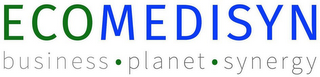 ECOMEDISYN BUSINESS PLANET SYNERGY logo