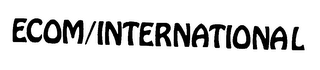ECOM/INTERNATIONAL logo