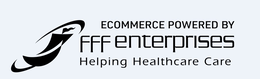 ECOMMERCE POWERED BY FFF ENTERPRISES HELPING HEALTHCARE CARE logo