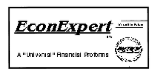 ECONEXPERT BY: CEI A "UNIVERSAL" FINANCIAL PROFORMA MODEL THE FUTURE logo