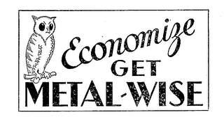 ECONOMIZE GET METAL-WISE logo