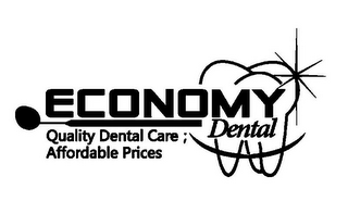 ECONOMY DENTAL QUALITY DENTAL CARE; AFFORDABLE PRICES logo