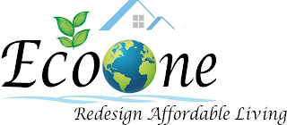 ECOONE REDESIGN AFFORDABLE LIVING logo