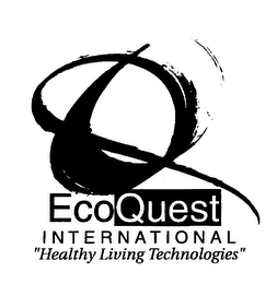 ECOQUEST INTERNATIONAL "HEALTHY LIVING TECHNOLOGIES" logo