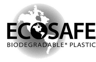 ECOSAFE BIODEGRADABLE * PLASTIC logo