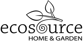 ECOSOURCE HOME & GARDEN logo