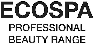 ECOSPA PROFESSIONAL BEAUTY RANGE logo