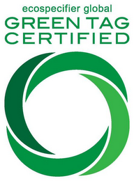 ECOSPECIFIER GLOBAL GREEN TAG CERTIFIED logo