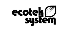 ECOTEK SYSTEM logo