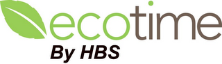 ECOTIME BY HBS logo