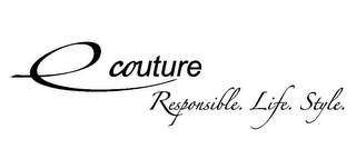 ECOUTURE RESPONSIBLE. LIFE. STYLE. logo