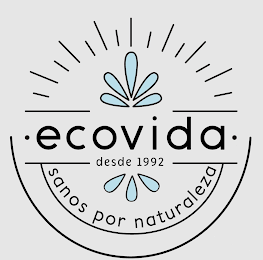 ECOVIDA DESDE 1992 SANOS POR NATURALEZA logo