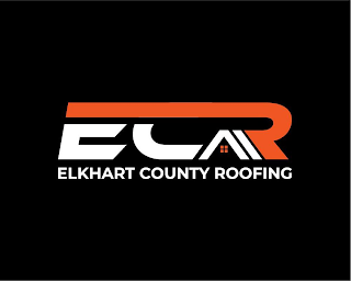 ECR ELKHART COUNTY ROOFING logo