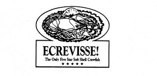 ECREVISSE! THE ONLY FIVE STAR SOFT SHELLCRAWFISH logo