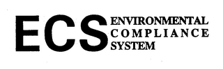 ECS ENVIRONMENTAL COMPLIANCE SYSTEM logo