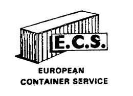E.C.S. EUROPEAN CONTAINER SERVICE logo