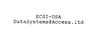 ECSI-DSA DATASYSTEMS@ACCESS.LTD logo