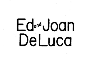 ED AND JOAN DELUCA logo
