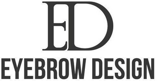 ED EYEBROW DESIGN logo