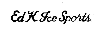 ED K. ICE SPORTS logo