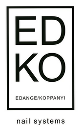 ED KO EDANGE/KOPPANYI NAIL SYSTEMS logo