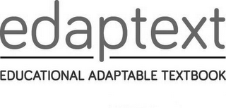 EDAPTEXT EDUCATIONAL ADAPTABLE TEXTBOOK logo