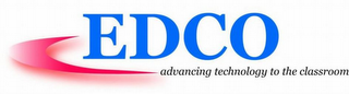 EDCO ADVANCING TECHNOLOGY TO THE CLASSROOM logo