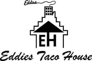 EDDIES EH EDDIES TACO HOUSE logo