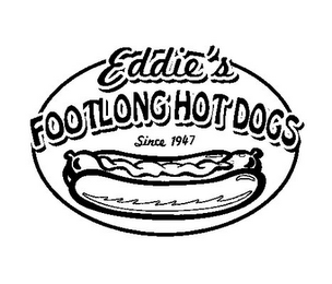 EDDIE'S FOOTLONG HOT DOGS SINCE 1947 logo