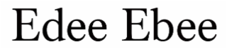 EDEE EBEE logo