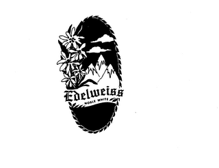 EDELWEISS NOBLE WHITE logo