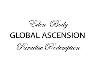EDEN BODY GLOBAL ASACENSION PARADISE REDEMPTION logo