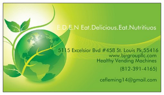 E.D.E.N. EAT.DELICIOUS.EAT.NUTRITIOUS logo