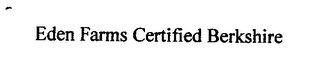 EDEN FARMS CERTIFIED BERKSHIRE logo