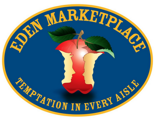 EDEN MARKETPLACE TEMPTATION IN EVERY AISLE logo