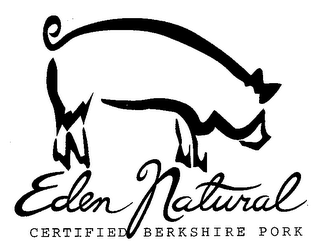EDEN NATURAL CERTIFIED BERKSHIRE PORK logo