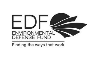 EDF ENVIRONMENTAL DEFENSE FUND FINDING THE WAYS THAT WORK logo