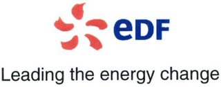 EDF LEADING THE ENERGY CHANGE logo
