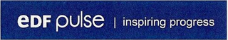 EDF PULSE INSPIRING PROGRESS logo
