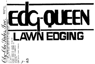 EDG-QUEEN LAWN EDGING logo
