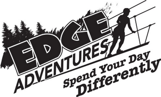EDGE ADVENTURES SPEND YOUR DAY DIFFERENTLY logo
