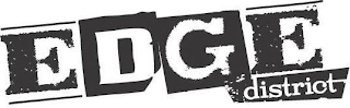 EDGE DISTRICT logo