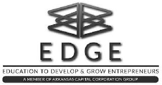 EDGE EDUCATION TO DEVELOP & GROW ENTREPRENEURS A MEMBER OF ARKANSAS CAPITAL CORPORATION GROUP logo