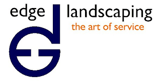 EDGE LANDSCAPING THE ART OF SERVICE logo