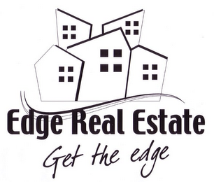 EDGE REAL ESTATE GET THE EDGE logo
