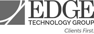 EDGE TECHNOLOGY GROUP CLIENTS FIRST. logo