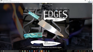 EDGES ANTHONY MICHAEL SALERNO CUSTOM CUTLERY AS ·NEW JERSEY, USA· logo